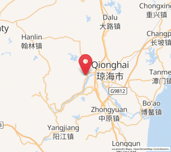 Map of Wanquan, Hainan