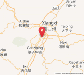 Map of Wanrongjiang, Hunan