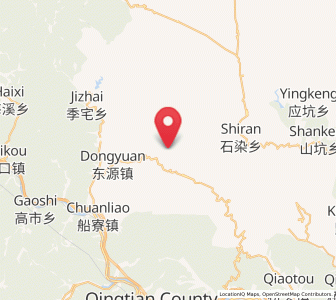 Map of Wanshan, Zhejiang