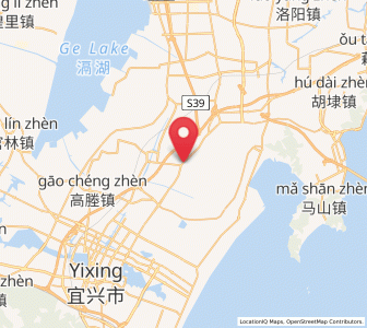 Map of Wanshi, Jiangsu
