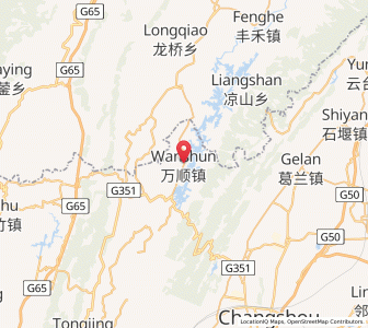 Map of Wanshun, Chongqing