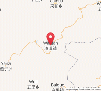 Map of Wantan, Hubei