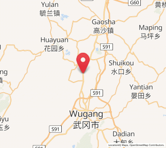 Map of Wantouqiao, Hunan