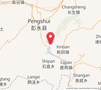 Map of Wanzu, Chongqing