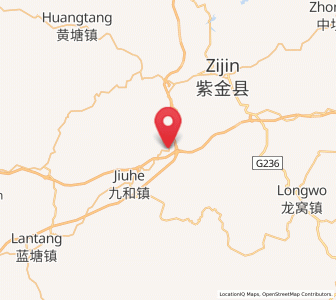 Map of Waxi, Guangdong