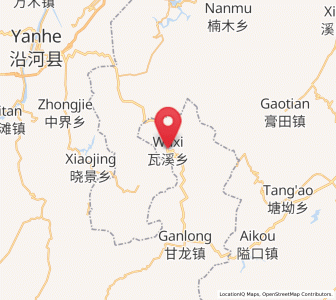 Map of Waxi, Guizhou