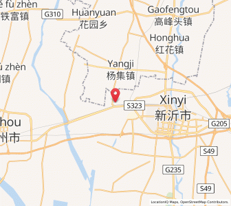 Map of Wayao, Jiangsu