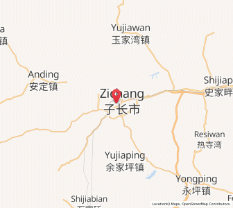 Map of Wayaobu, Shaanxi