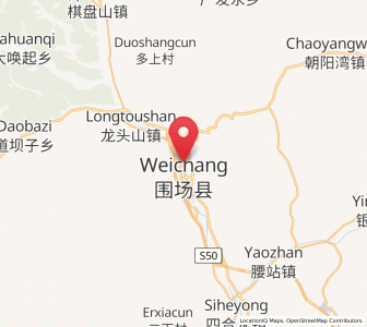 Map of Weichang, Hebei