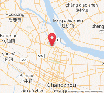 Map of Weicun, Jiangsu