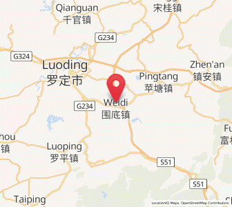 Map of Weidi, Guangdong