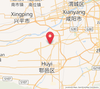 Map of Weifeng, Shaanxi