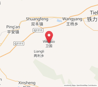 Map of Weiguo, Heilongjiang