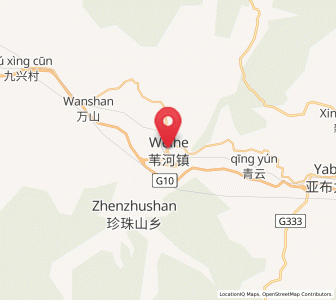 Map of Weihe, Heilongjiang