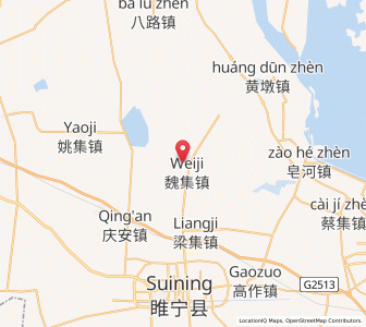 Map of Weiji, Jiangsu