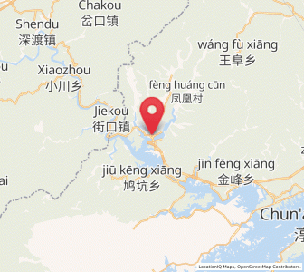 Map of Weiping, Zhejiang