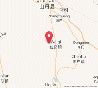 Map of Weiqi, Gansu