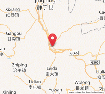Map of Weirong, Gansu