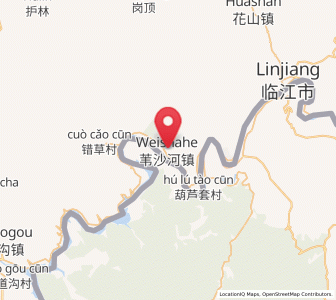 Map of Weishahe, Jilin