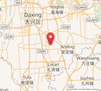 Map of Weishanzhuang, Beijing
