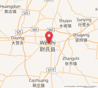 Map of Weishi Chengguanzhen, Henan