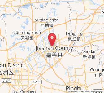 Map of Weitang, Zhejiang