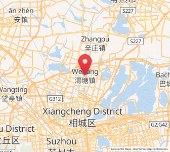 Map of Weitang, Jiangsu