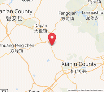 Map of Weixin, Zhejiang