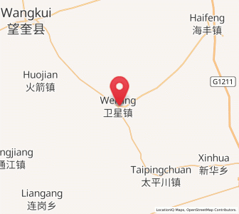 Map of Weixing, Heilongjiang