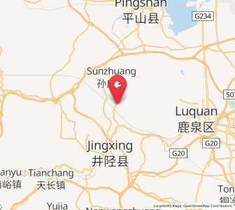 Map of Weizhou, Hebei