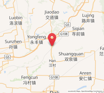Map of Weizhuang, Shaanxi