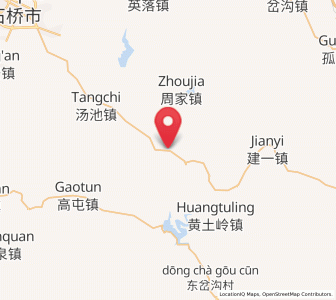 Map of Weiziyu, Liaoning