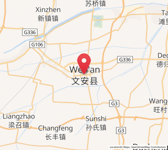 Map of Wen’an, Hebei