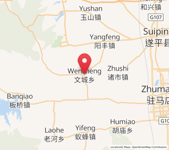 Map of Wencheng, Henan