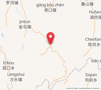 Map of Wenfang, Jiangxi