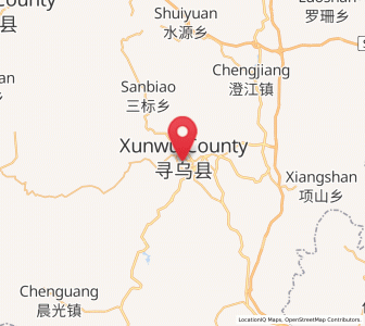 Map of Wenfeng, Jiangxi