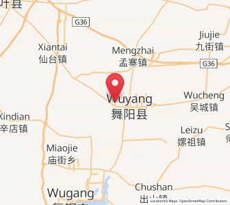 Map of Wenfeng, Henan