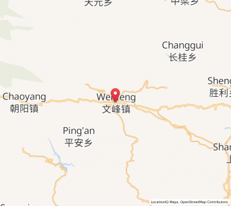 Map of Wenfeng, Chongqing