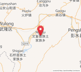 Map of Wenfu, Chongqing