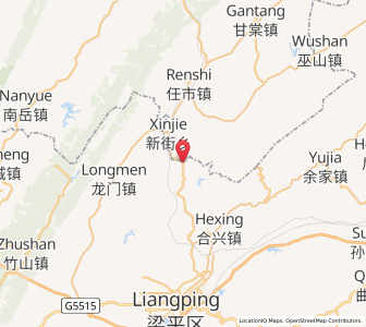 Map of Wenhua, Chongqing