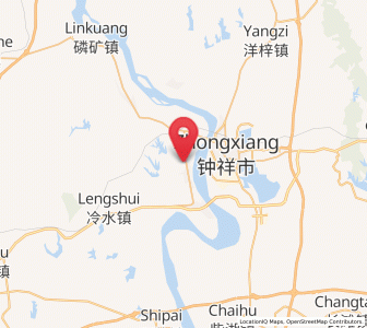 Map of Wenji, Hubei