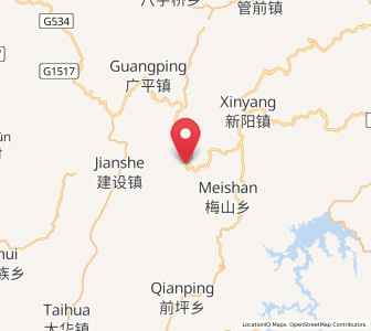 Map of Wenjiang, Fujian