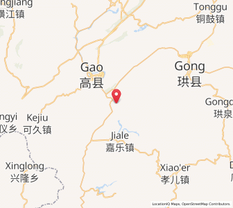Map of Wenjiang, Sichuan