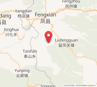 Map of Wenjiangsi, Shaanxi