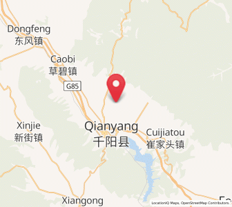 Map of Wenjiapo, Shaanxi