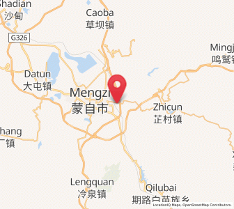 Map of Wenlan, Yunnan