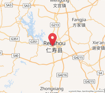 Map of Wenlin, Sichuan