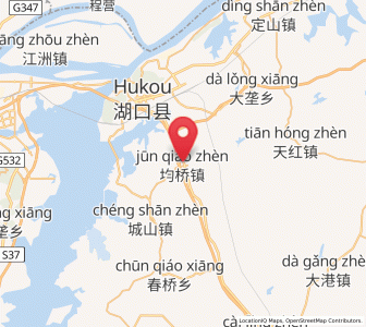 Map of Wenqiao, Jiangxi