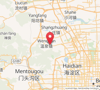 Map of Wenquan, Beijing