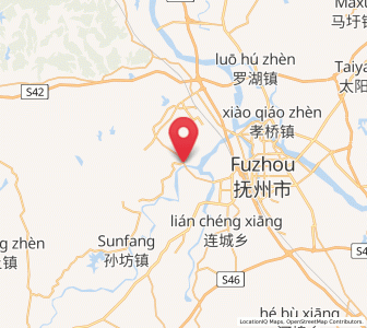 Map of Wenquan, Jiangxi